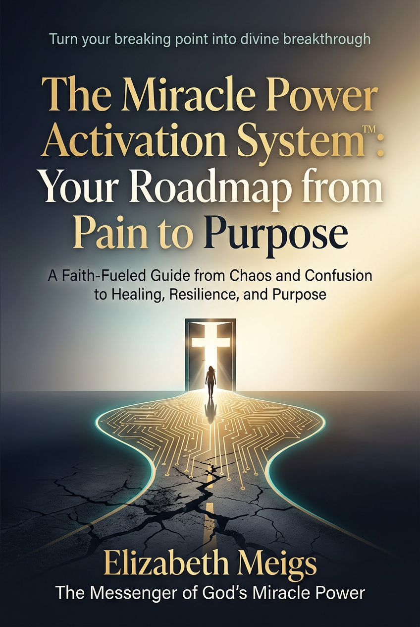 Book cover for The Miracle Power Activation System by Elizabeth Meigs — faith-based guide from pain to purpose
