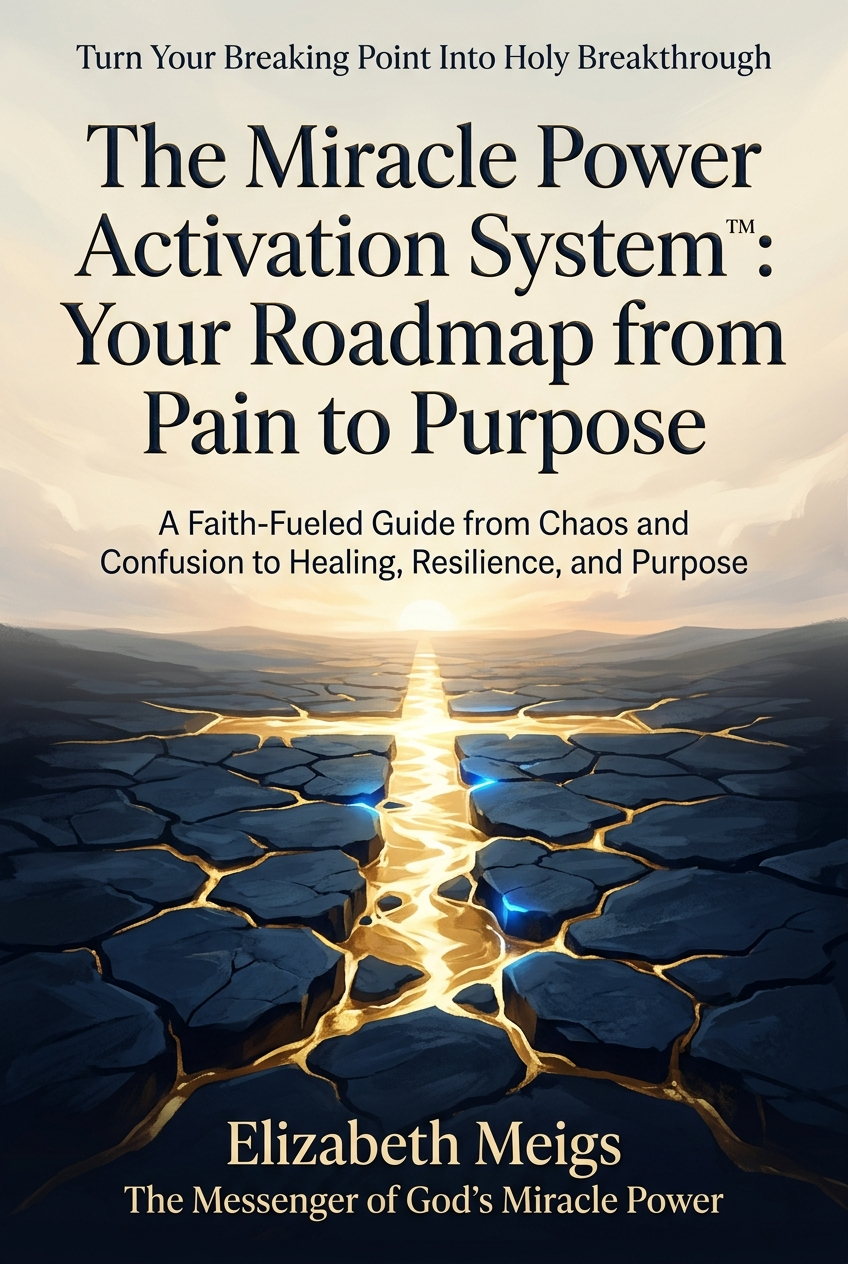 Book cover for The Miracle Power Activation System by Elizabeth Meigs — faith-based guide from pain to purpose
